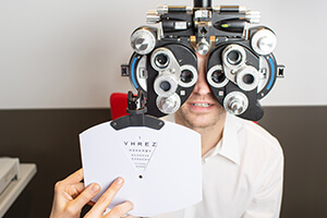 Person Having an Eye Exam